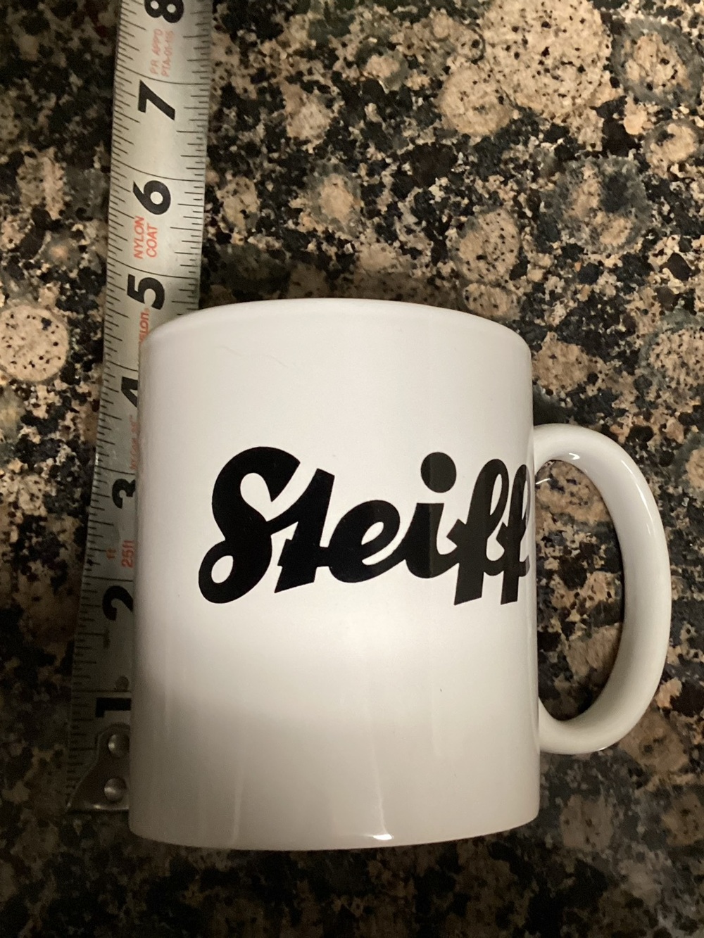 Steiff white coffee cup